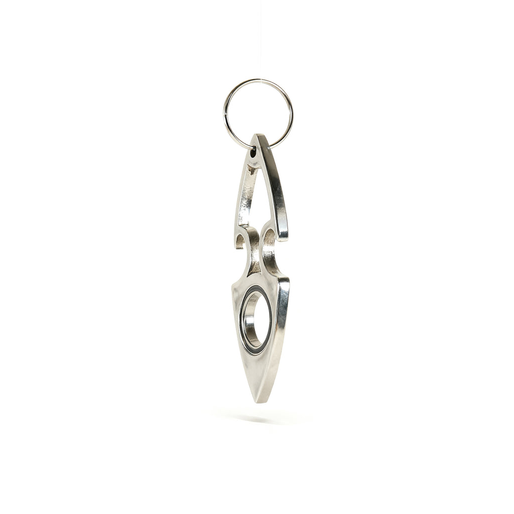 Stainless Steel Bottle Opener Keychain Spinner