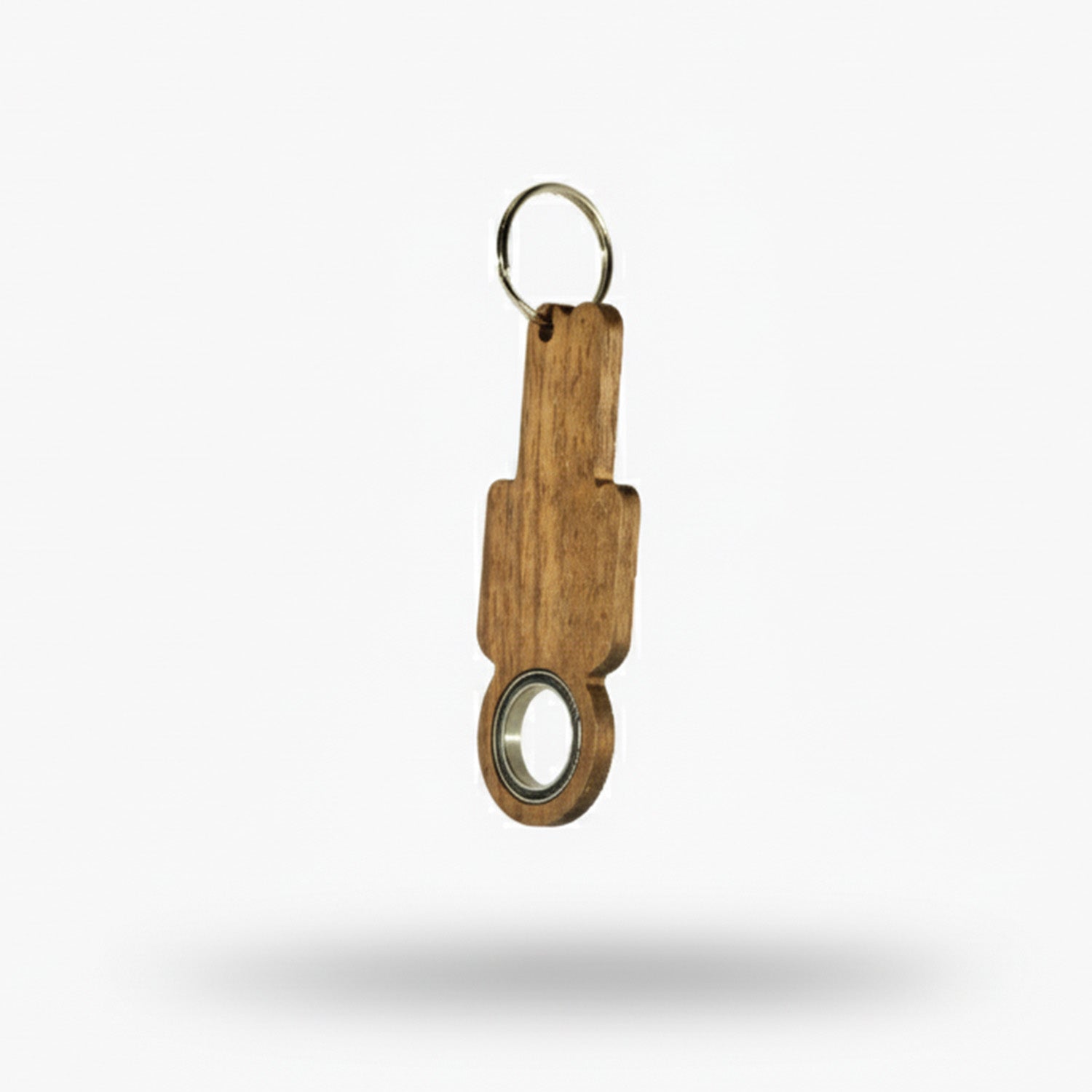 Wooden Mens Symbol Keychain Spinner