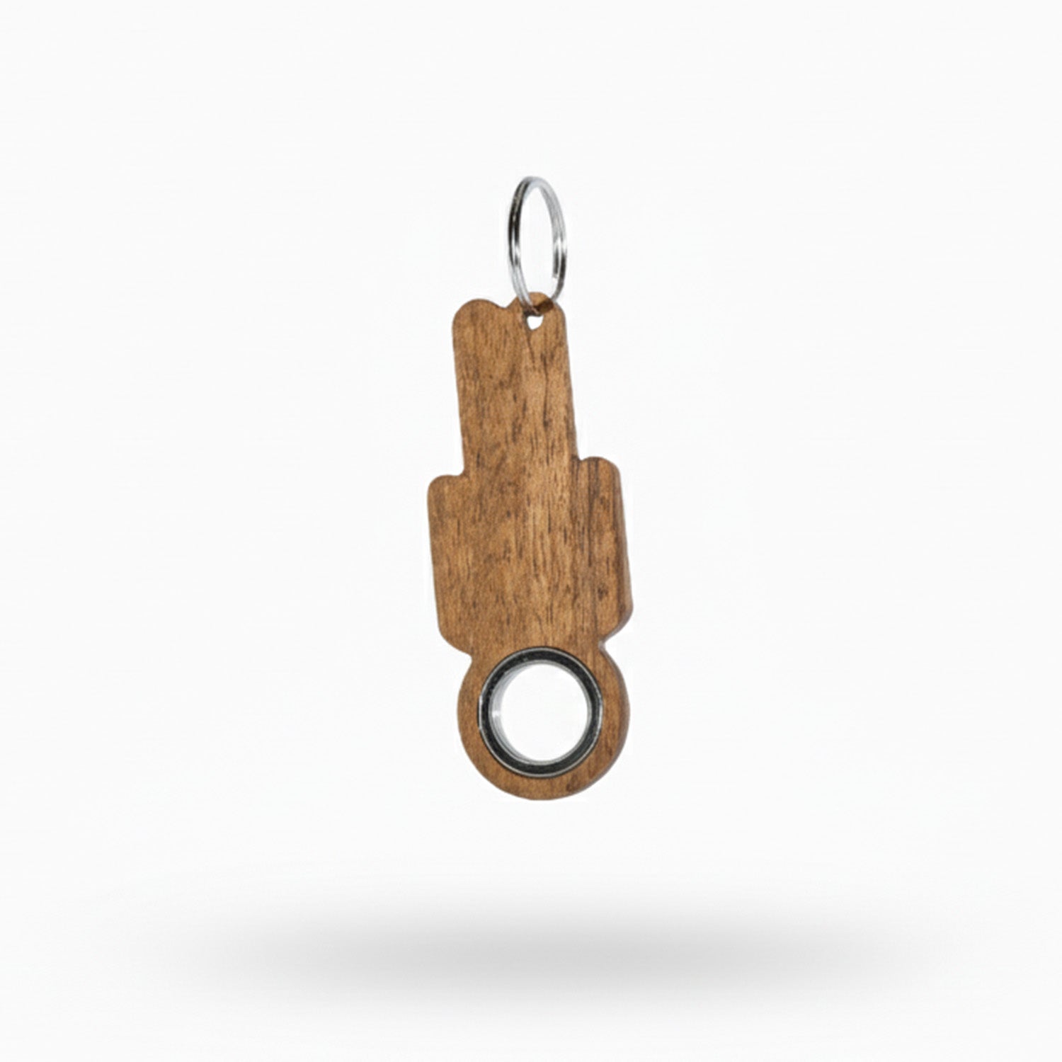 Wooden Mens Symbol Keychain Spinner