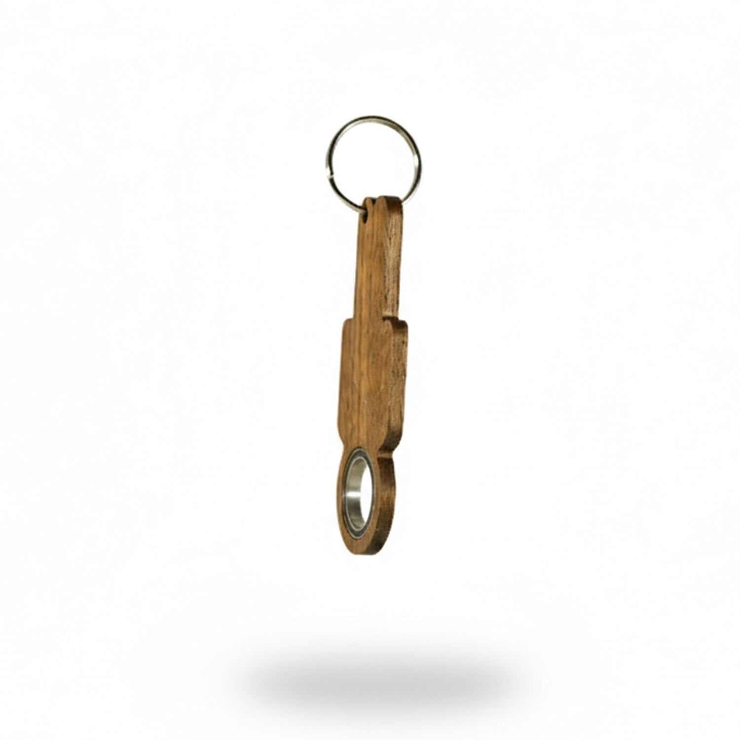 Wooden Mens Symbol Keychain Spinner