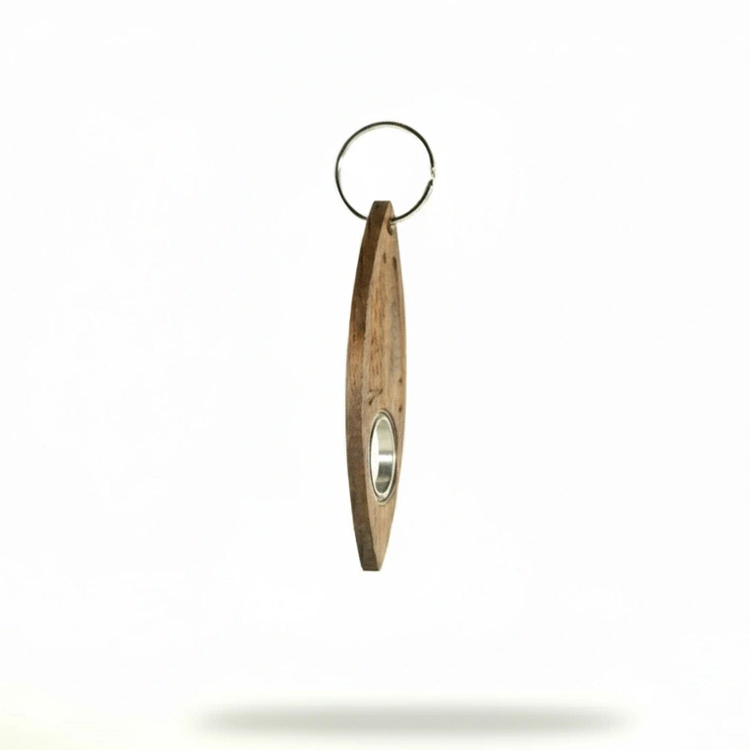 Wooden Surfboard Keychain Spinner